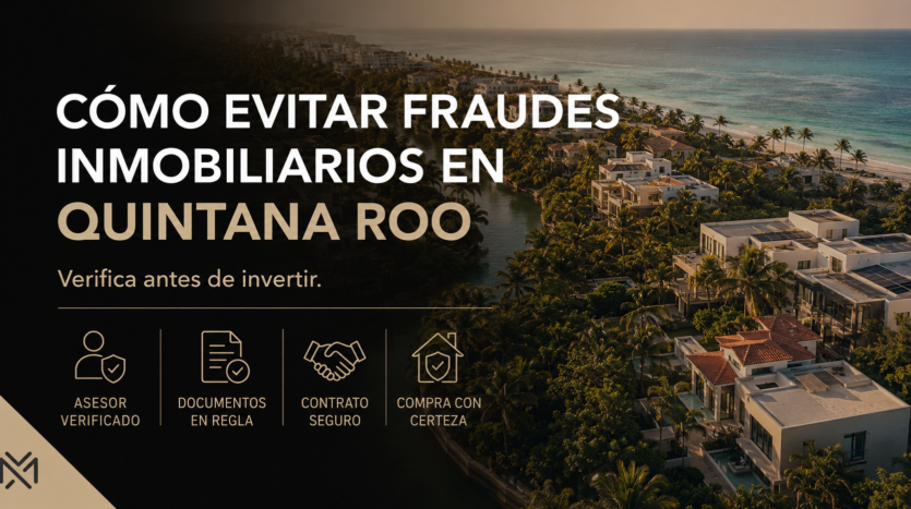 Cómo evitar fraudes inmobiliarios en Quintana Roo