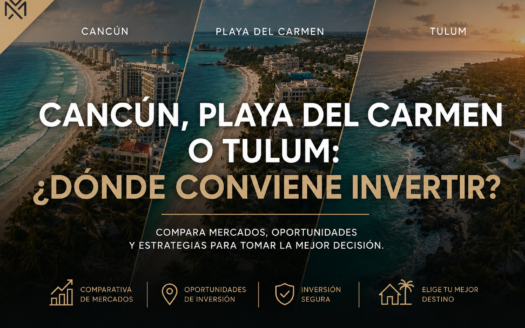 Cancún, Playa del Carmen o Tulum para invertir en bienes raíces