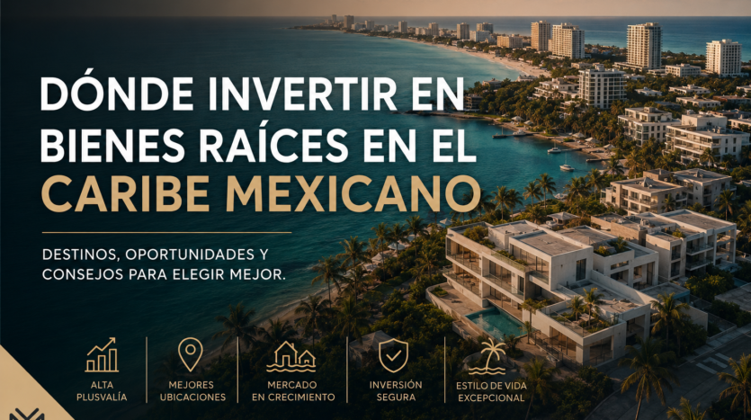 Dónde invertir en bienes raíces en el Caribe Mexicano