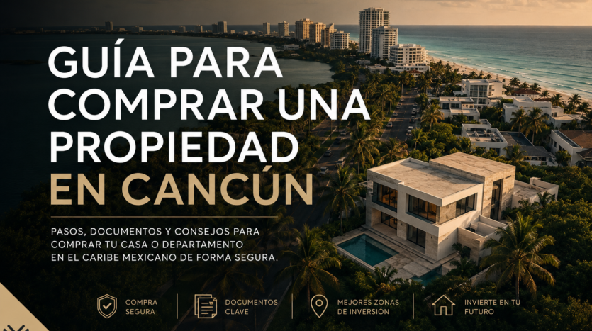 Guía para comprar una propiedad en Cancún de forma segura