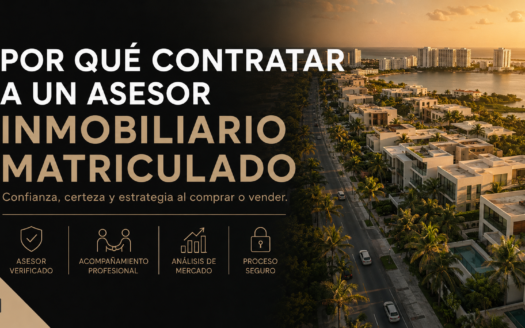 Por qué contratar a un asesor inmobiliario matriculado en Quintana Roo