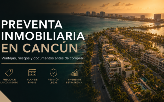 Preventa inmobiliaria en Cancún ventajas riesgos y documentos