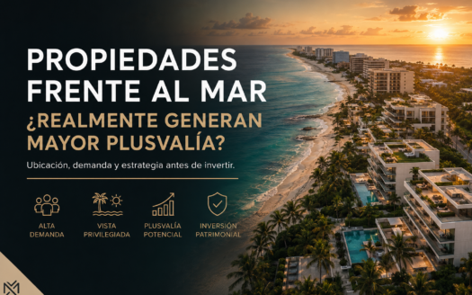 Propiedades frente al mar y plusvalía inmobiliaria