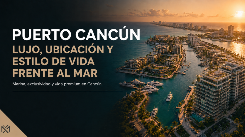 Puerto Cancún lujo ubicación y estilo de vida frente al mar
