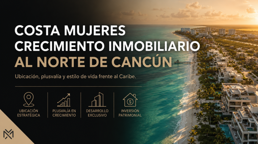 Costa Mujeres crecimiento inmobiliario al norte de Cancún