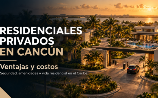 Residenciales privados en Cancún ventajas y costos