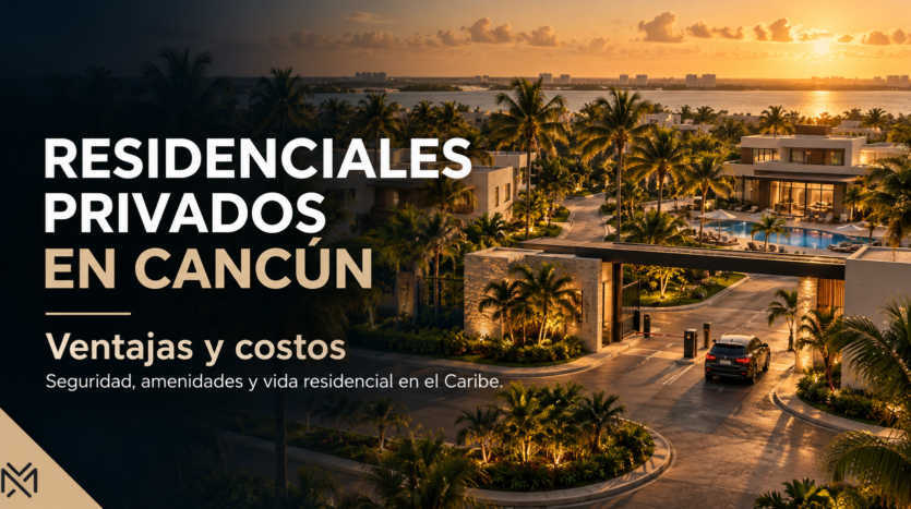 Residenciales privados en Cancún ventajas y costos