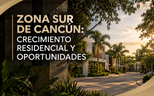 Zona Sur de Cancún crecimiento residencial y oportunidades